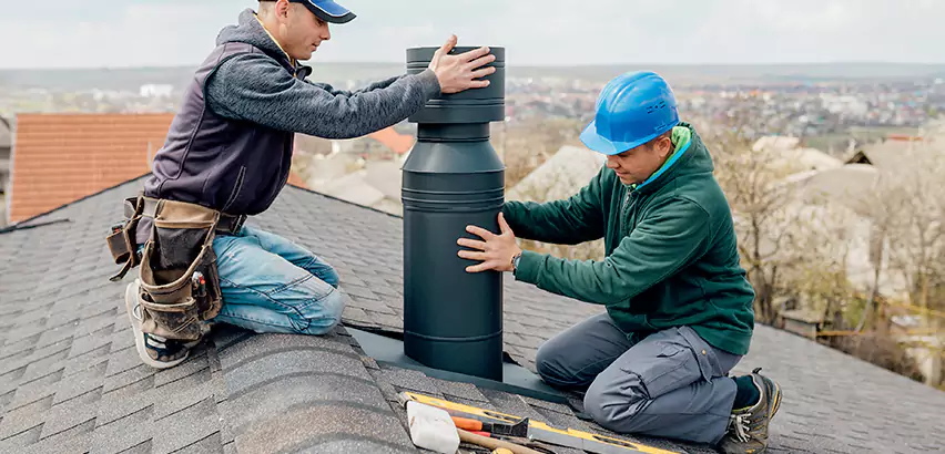 Chimney Flashing Replacement for Storm Damage in Cary