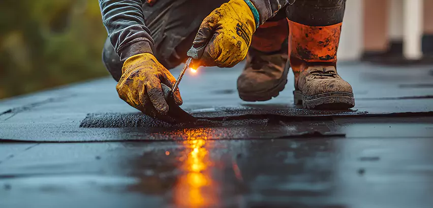 EPDM Roof Repair Tape Application in Cary