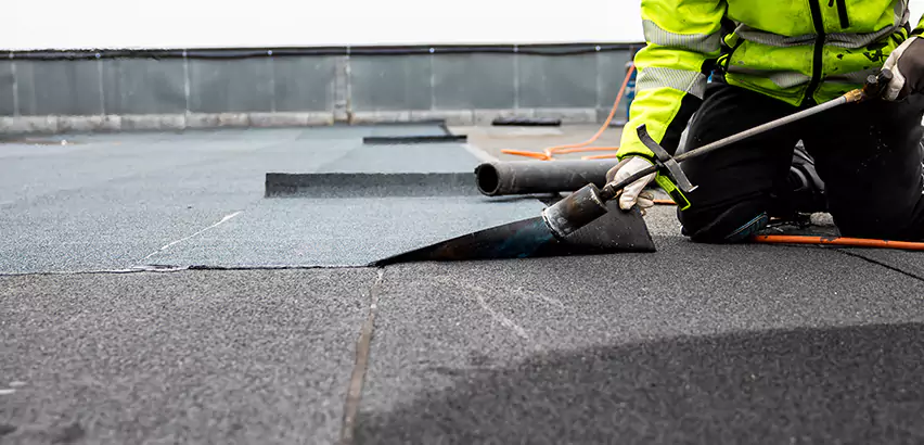 Residential Flat Roof Repair in Cary