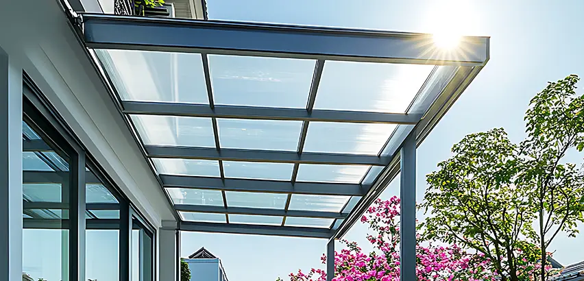 Glass Patio Roof Installation in Cary